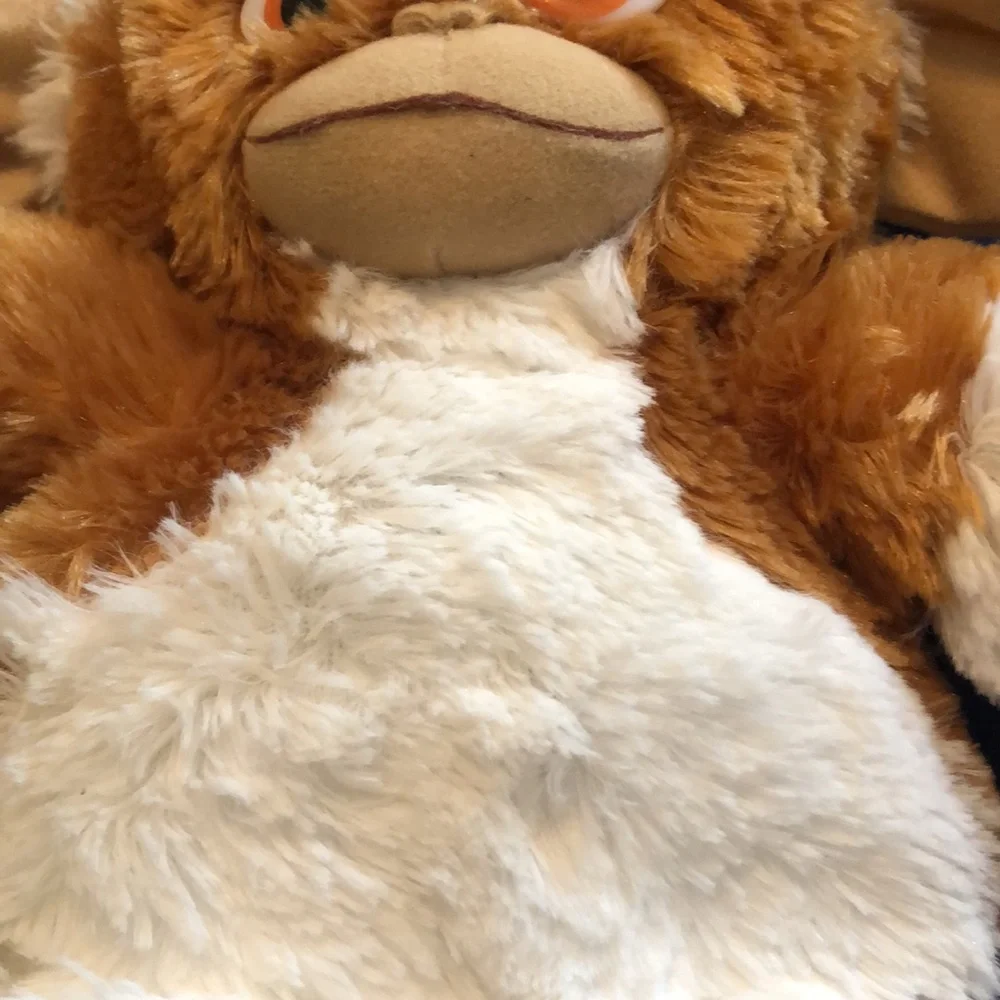 Plush Orange and White Stuffed Animal - Soft Cozy Toy